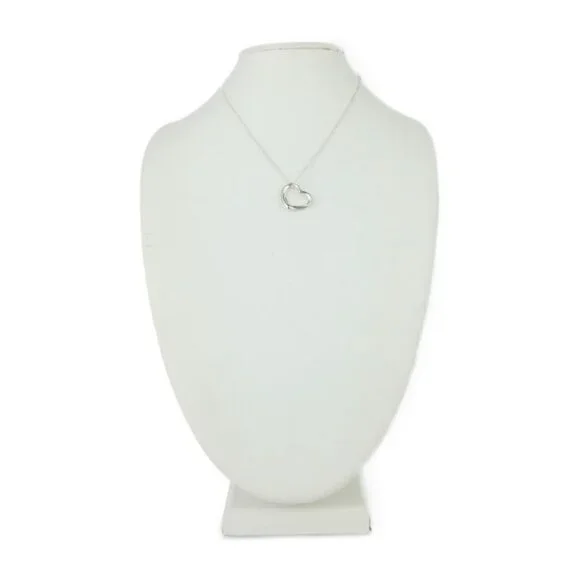 Tiffany & Co Necklace Elsa Peretti Open Heart Sv SV 925 Big